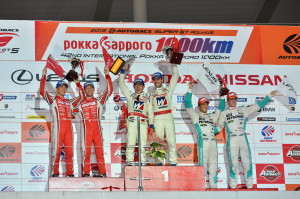 Super GT Suzuka 2013 GT500 Podium