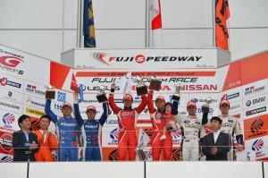 Super GT Fuji 2013 GT500 Podium