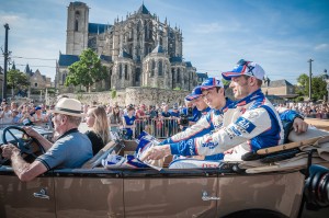 during the Drivers Parade