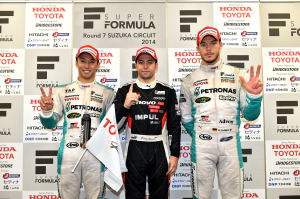 Super Formula Suzuka 2014 Race 1 Podium