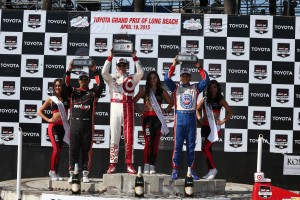 Podium GP of Long Beach (c) Chris Jones/IndyCar Media