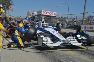 Marco Andretti beim Boxenstopp  (c) Chris Owens/IndyCar Media