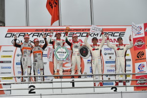 Super GT Okayama 2015 GT300 Podium