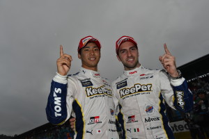 Super GT Okayama 2015 Ryo Hirakawa Andrea Caldarelli