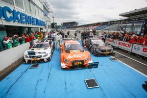 Motorsports / DTM: german touring cars championship - 1. race Hockenheimring, GER #3 Paul Di Resta (GB, HWA AG, Mercedes-AMG C63 DTM) #53 Jamie Green (GBR, Audi Sport Team Rosberg, Audi RS 5 DTM) #94 Pascal Wehrlein (GER, HWA AG, Mercedes-AMG C63 DTM)