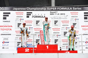 Super Formula Suzuka 2015 Race 1 Podium