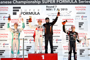 Super Formula Suzuka 2015 Race 2 Podium