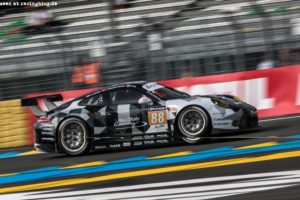 #88 ABU DHABI-PROTON RACING (ARE) / MICHELIN / PORSCHE 911 RSR / Khaled AL QUBAISI (ARE) / David Heinemeier HANSSON (DNK) / Patrick LONG (USA)Le Mans 24 Hour - Circuit des 24H du Mans - Le Mans - France