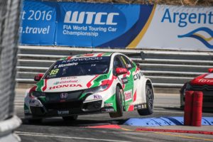 18 MONTEIRO Tiago (por) Honda Civic team Honda racing Jas action during the 2016 FIA WTCC World Touring Car Championship race of Portugal, Vila Real from July 24 to 26 - Photo Jorge Cunha / DPPI